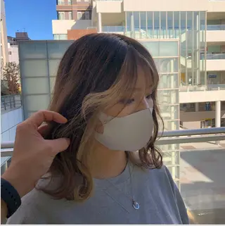ロング カラー ヘアアレンジ 美容室sand 横浜のヘアスタイル