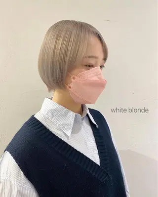 ショート yume🫧 ハイトーン/ブリーチのヘアスタイル