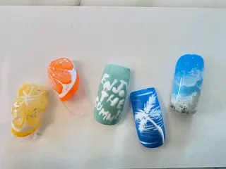 ネイル 田端 笑理菜のネイルデザイン