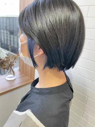 ショート カラー 🦋うる艶透明感ヘア 今井達也のヘアスタイル