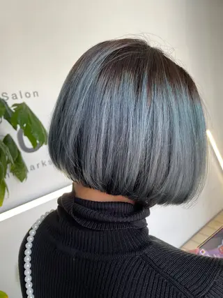 ショート カラー 末石 智のヘアスタイル