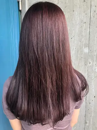 ロング カラー 宮本 円のヘアスタイル