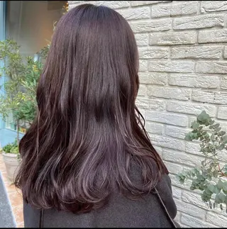 ロング カラー 中沢梨々花 🎀透明感カラーのヘアスタイル