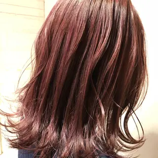 ミディアム カラー カラー職人 なかもと たつひろのヘアスタイル