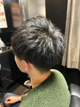 ショート メンズ 浅見 天翔のヘアスタイル