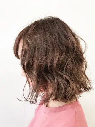 ミディアム パーマ サロンディレクター  世古政男のヘアスタイル