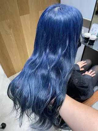 ロング カラー レイヤー/ハッシュ 渋谷/サッタのヘアスタイル