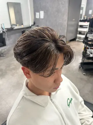 カラー パーマ メンズ 立川メッシュパーマ 特化/けんしょうのヘアスタイル