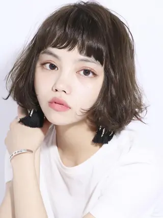 ミディアム 髪質改善カラー🫧＆ レイヤー🕊古川のヘアスタイル