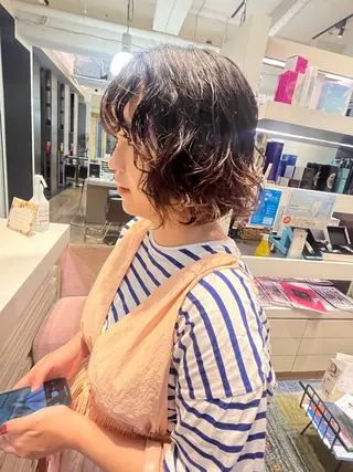 パーマ スタジオノル パーマ🌀あやなのヘアスタイル