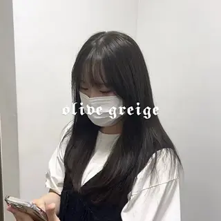 セミロング カラー YUIKA☆髪質改善 小顔カット艶カラーのヘアスタイル