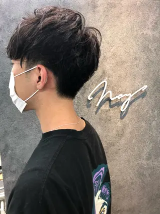 パーマ メンズ Noyヨシモト ヒロトのヘアスタイル