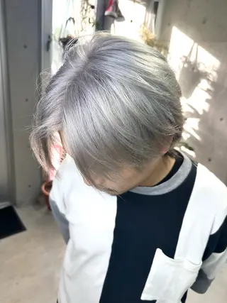 ショート カラー メンズ 名古屋のピンク好き かずくん🦩のヘアスタイル