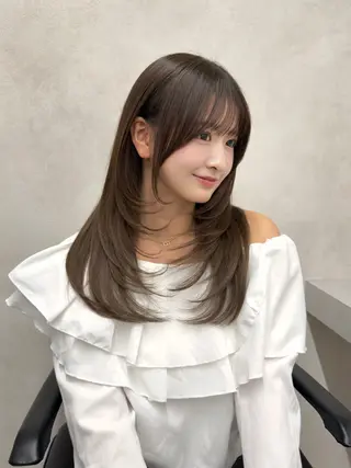 セミロング カラー ⭐️NOAHL大宮 カラー特化美容室⭐️のヘアスタイル