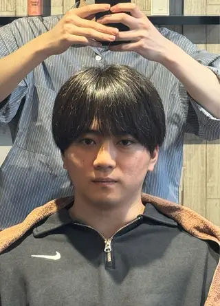 ショート メンズ 三関永遠 / メンズパーマのヘアスタイル