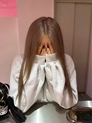 ミディアム ブリーチカラー /MAHIROのヘアスタイル