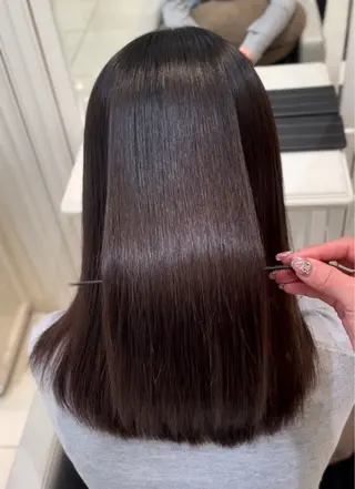 ロング パーマ Ash銀座店💜 misaのヘアスタイル