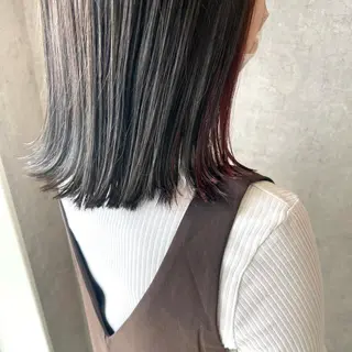 セミロング カラー ヘアアレンジ 🌻あいり merci.🌻のヘアスタイル