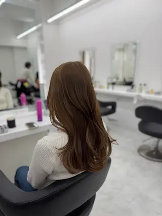 ロング カラー 🤍レイヤー/顔周り /hirari🤍のヘアスタイル