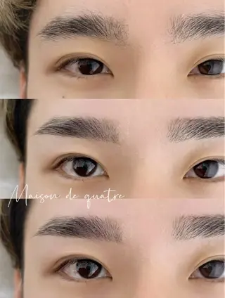 メンズ アイブロウ 阿達 海璃のマツエク・マツパデザイン