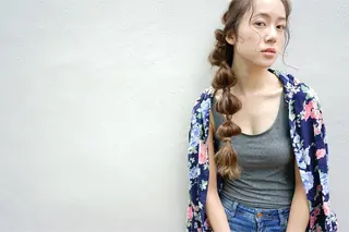 ロング ヘアアレンジ 花井 啓好のヘアスタイル