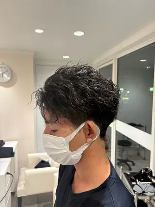 パーマ メンズ 石山 海斗のヘアスタイル