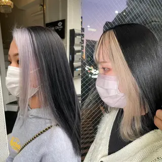 ミディアム カラー 安田和洋 ブリーチカラー特化のヘアスタイル