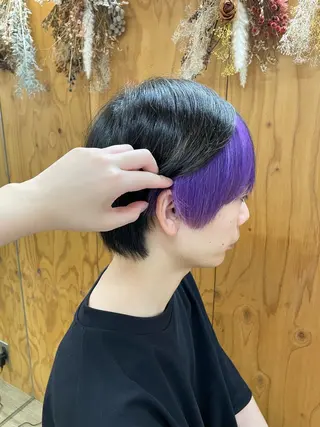 メンズ ︎🤎デザインカラー kayanoのヘアスタイル