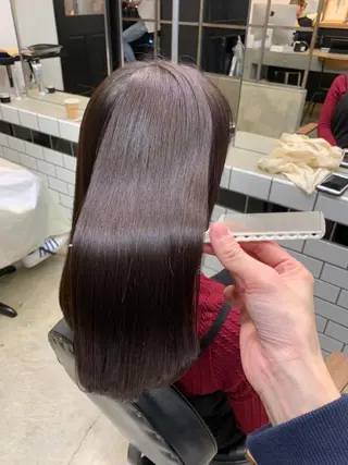 ロング カラー ヘアアレンジ 🌈本物の髪質改善 森田涼平のヘアスタイル