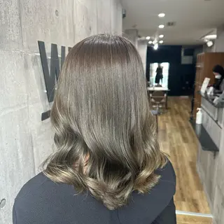 ミディアム 髪質改善/ウスイ アイキ/_WHITEのヘアスタイル