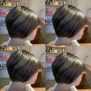 ショート カラー Minami. 🩵 再現性特化ヘアのヘアスタイル