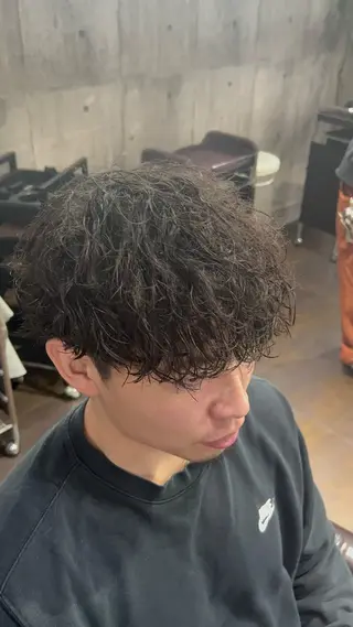 メンズ 👑再現性◎北千住N o.1パーマYutoのヘアスタイル