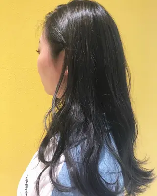 ロング sano sayakaのヘアスタイル