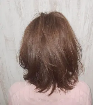 ミディアム 斉藤 啓太のヘアスタイル