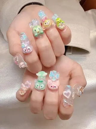 ネイル チョウ チョウのネイルデザイン