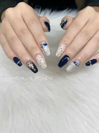ミディアム アトリエAIHA★ フィルイン推奨サロンのネイルデザイン