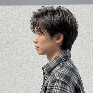 ミディアム カラー パーマ メンズ 🎸メンズ/パーマ/ ショート🎸工藤達哉のヘアスタイル