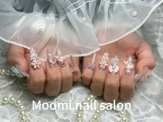 ミディアム 長さだし専門 Moominのネイルデザイン