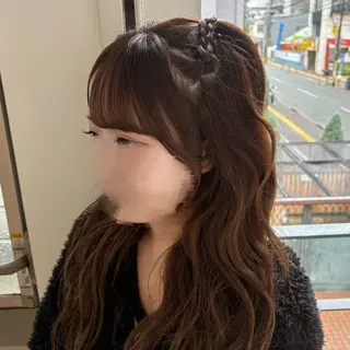 ヘアアレンジ ゆ ののヘアスタイル
