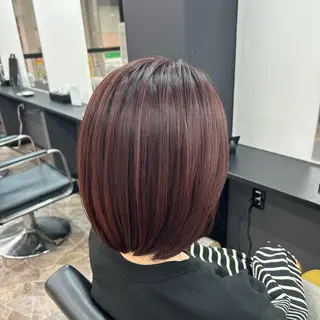 ミディアム カラー COEUR🧡 山下　優花のヘアスタイル