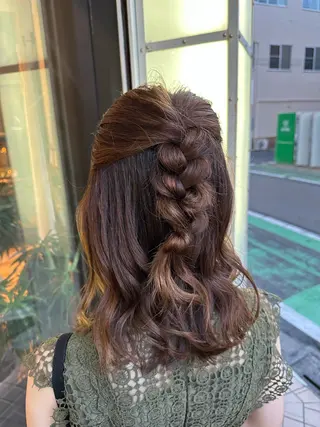 ヘアアレンジ いまじゅく あおいのヘアスタイル