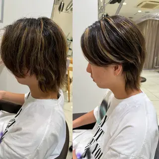 ショート パーマ メンズ メンズパーマ特化/ メッシュ/薫/店長のヘアスタイル