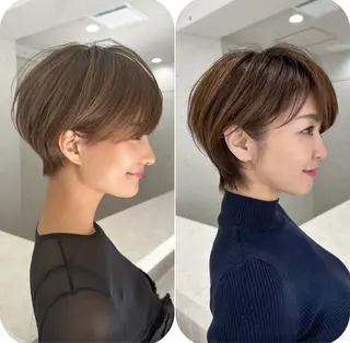 ショート 🫧似合わせショート イシダ🫧のヘアスタイル