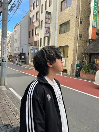 カラー パーマ メンズ メンズパーマ/メンズ カットモデル/颯大のヘアスタイル