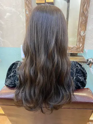 ロング カラー 🎀透明感ナチュラル ガーリー🎀yuhiのヘアスタイル