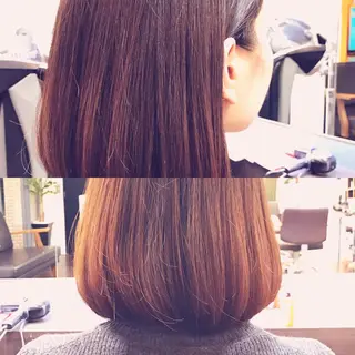 ミディアム 前之園 ひかるのヘアスタイル