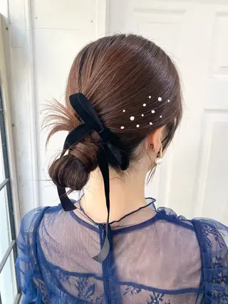 ヘアアレンジ uros.中目黒 moekaのヘアスタイル