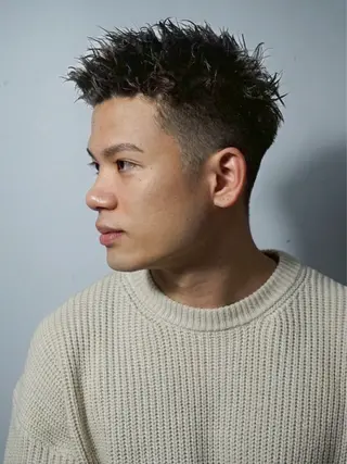 ショート 阿賀 佑季のヘアスタイル