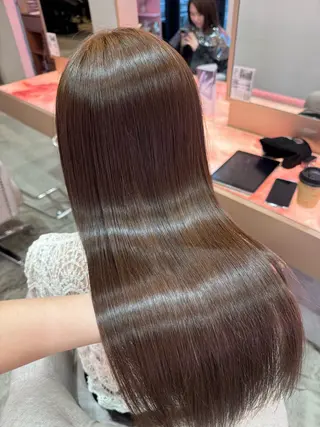 ロング 艶カラー✨レイヤー 𝐚𝐲𝐚𝐤𝐚のヘアスタイル