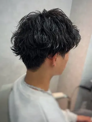 ショート カラー パーマ ヘアアレンジ メンズ キッズ TOON 川崎店 👫🏼橋本貴志のヘアスタイル